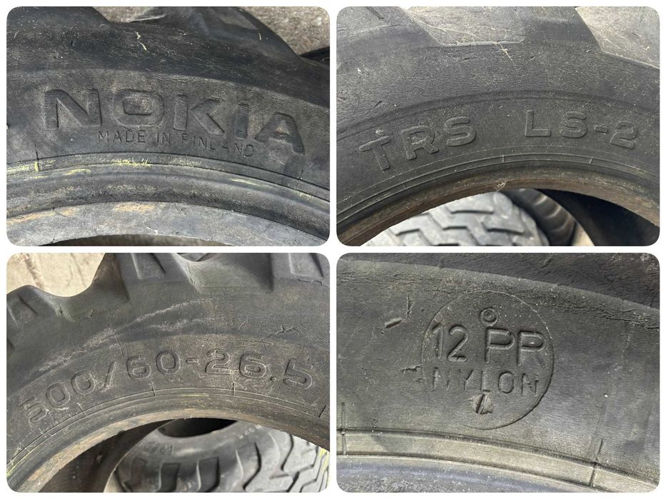 Opona Rolnicza Leśna 500/60-26.5 NOKIAN TRS LS2 12PR SPR. CAŁA! (75%)