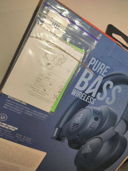 Навушники  JBL TUNE 720BT Blue