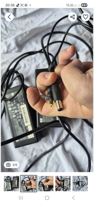 ŁADOWARKA HP PPP009H 18.5V 3.5A 65W  + wysylka