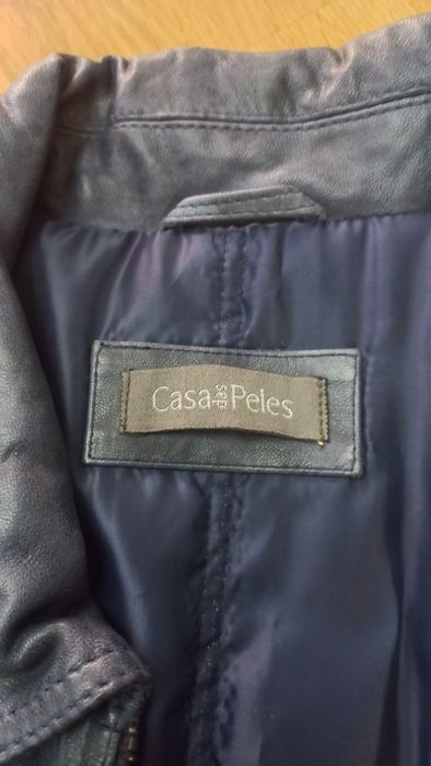 Blusão homem pele verdadeira