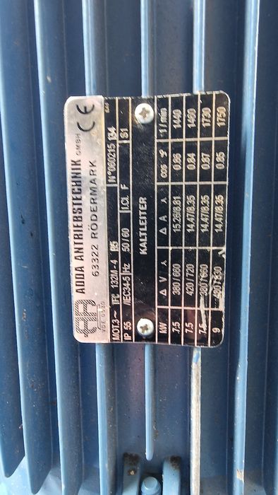 Pompa hydrauliczna agregat 7.5 Kw mocny  15.5l/min