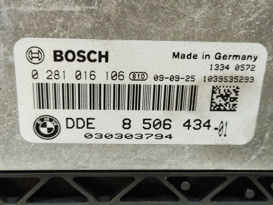 CENTRALINA ECU MOTOR BOSCH BMW SERIE 1 E87 2.0D 12V N47D20C DDE