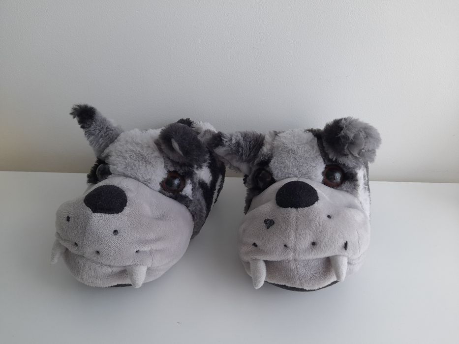 Pantufas de criança cãozinho