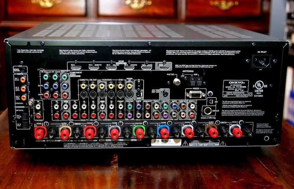 Audiofilski amplituner onkyo Tx Sr 806 wzmacniacz  180 watt na kanał
