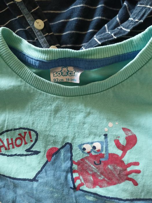 Zestaw paka t-shirtow dla chłopca rozmiar 92