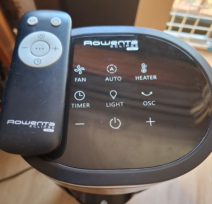 Rowenta Eclipse 3 em 1 - Aquecedor, ventoinha e purificador de ar