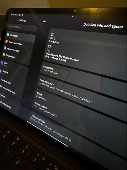 Tablet Xiaomi Pad 6 - 8GB RAM, 256GB Armazenamento com capa/teclado