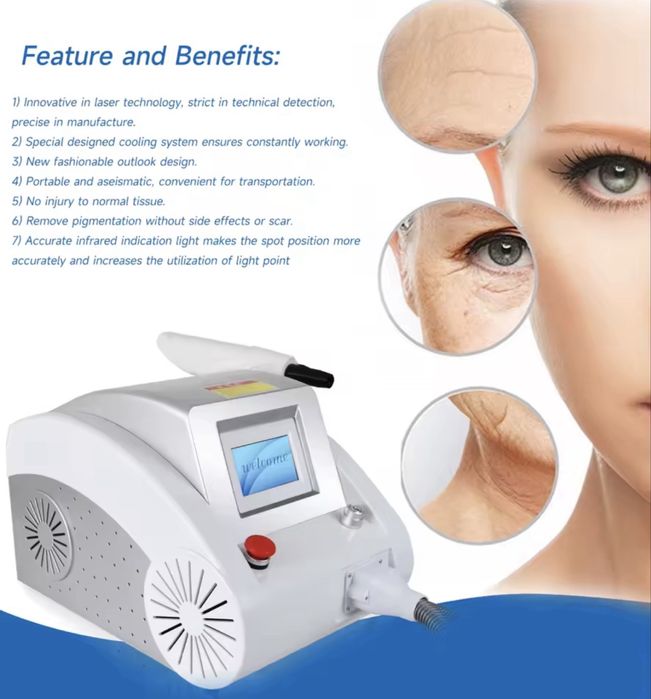 Laser ND YAG Q-SWITCH 1064nm 532nm 1320nm