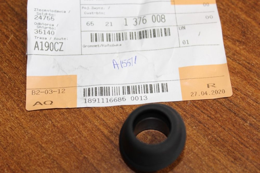 BMW E30 Końcówka Gumowa Gumka Anteny Nowa Oryginał Części BMA