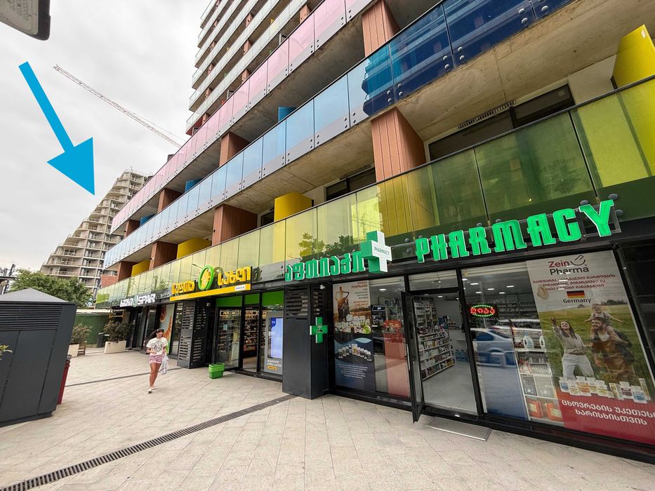 2-х комн. квартира 66.3 кв.м. в Батуми в Грузии, 300 метров от моря