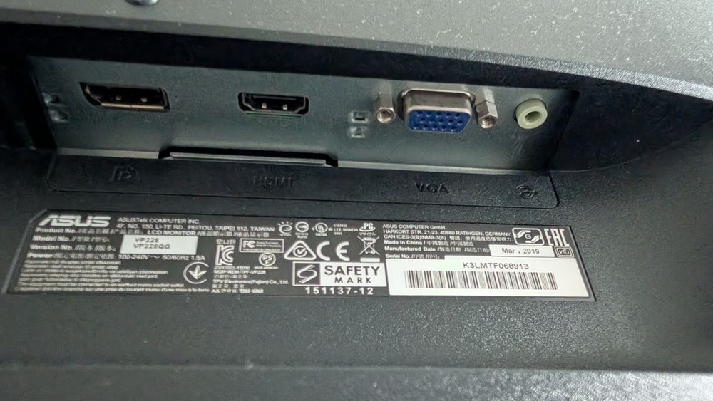 Monitor ASUS VP228QG