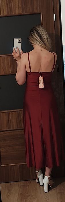 Sukienka bordowa XS