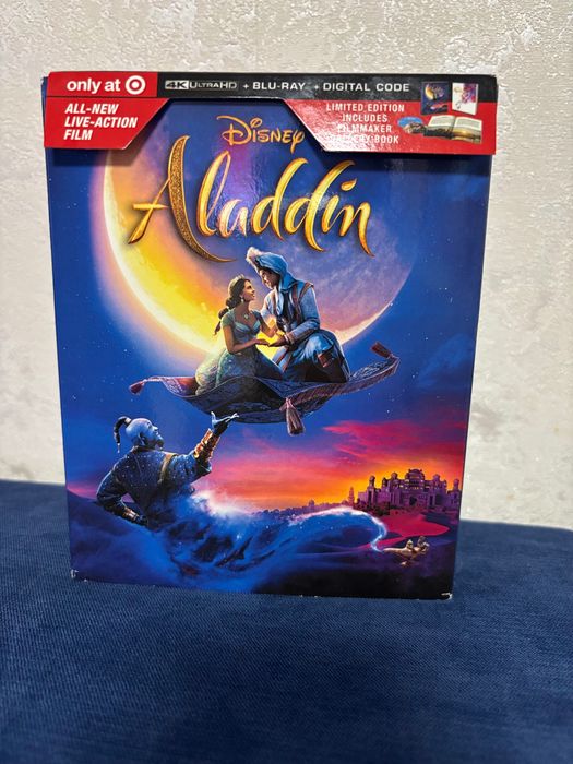 4 К UltraHD+ Blu-ray+ DIGITAL CODE Aladdin Disney Blu-ray disk