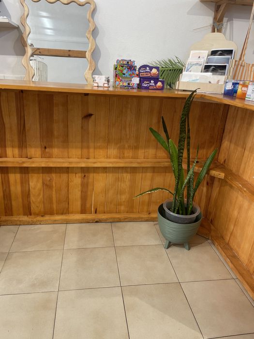 Balcao Madeira tratada