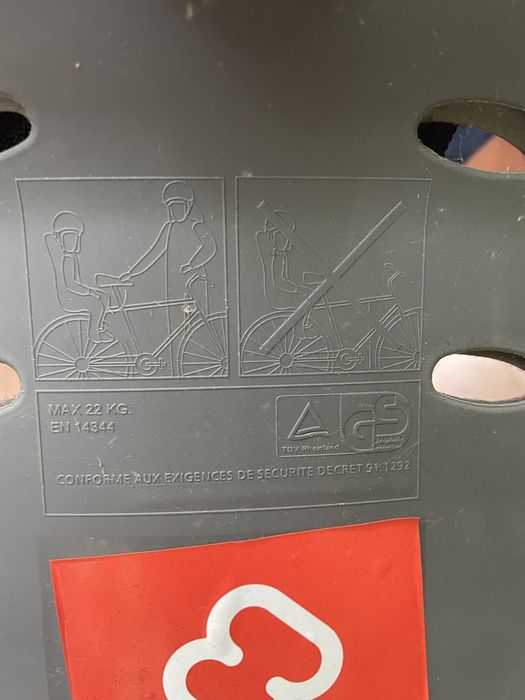 Fotelik do rowera hamax