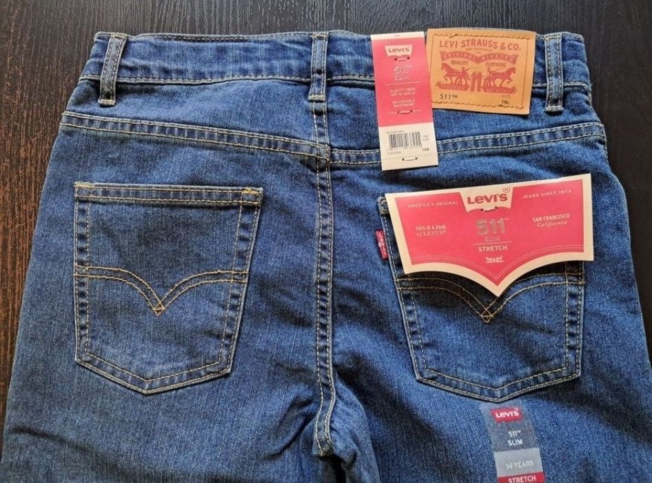 Calças de ganga Levi's Strauss de criança 14anos
