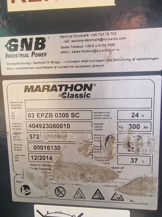 Paleciak elektryczny Marathon 2015 r.p.