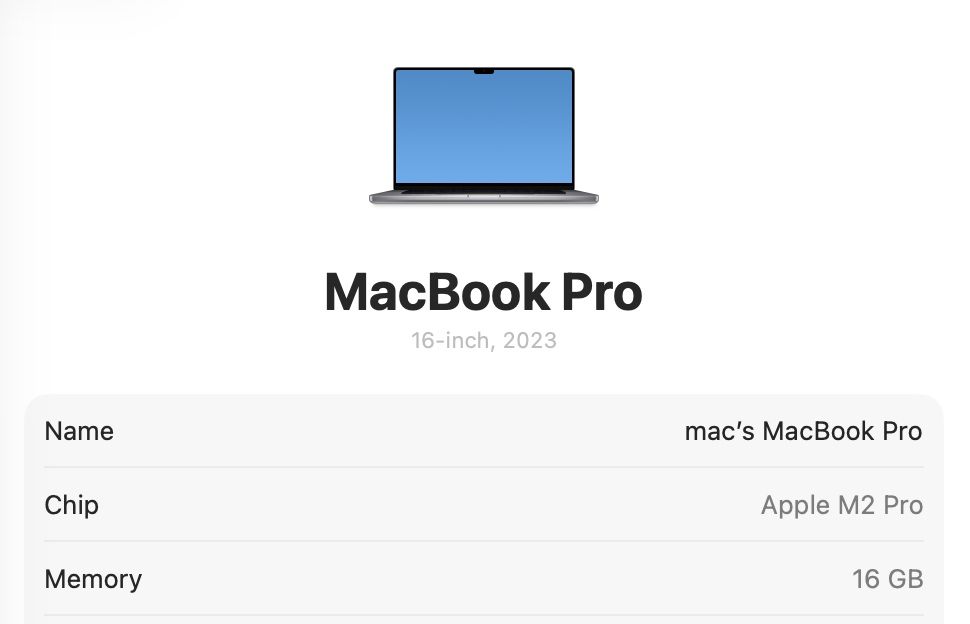 MacBook Pro 16’ 2023 19 GPU M2 Pro 16Gb 512Gb 88%