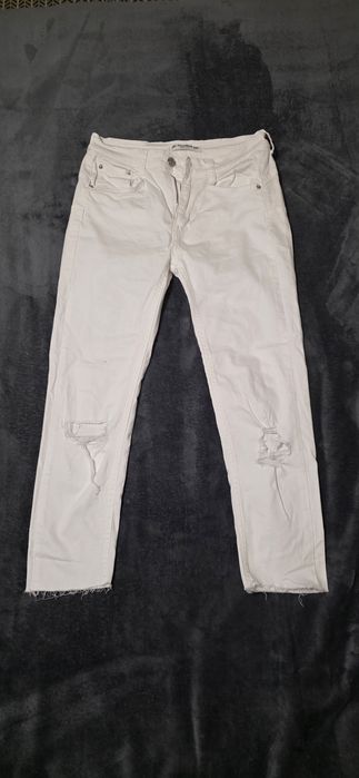 Calças de algodão e ganga Pull&bear