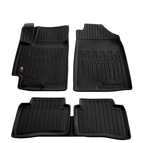 Гумові 3D коврики в салон Хюндай Accent/ Elantra/ i30/Ioniq