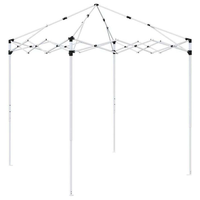 Tenda de Festa Pop-Up 2x2 m Cinzento-Acastanhado com 4 Laterais