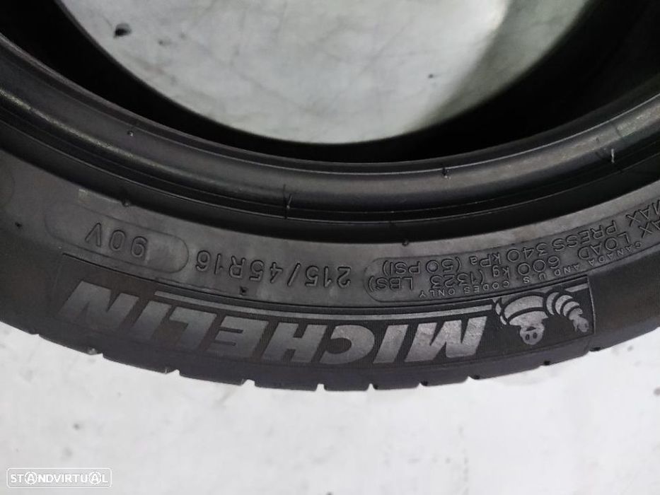 2 pneus semi novos 215-45r16 michelin - oferta dos portes 90 EUROS