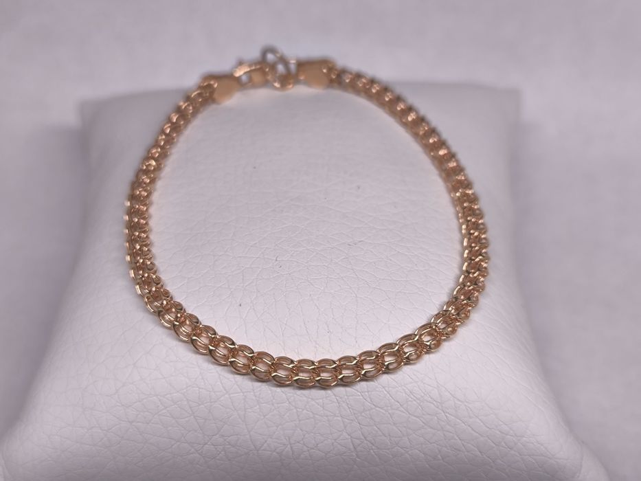 Браслет золотой с подвеской 17см (5.23гр)