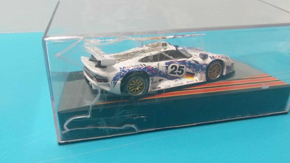 Porsche 911 GT1 #25: 24h LM 1996 (2ºlug)-Miniatura escala 1/43