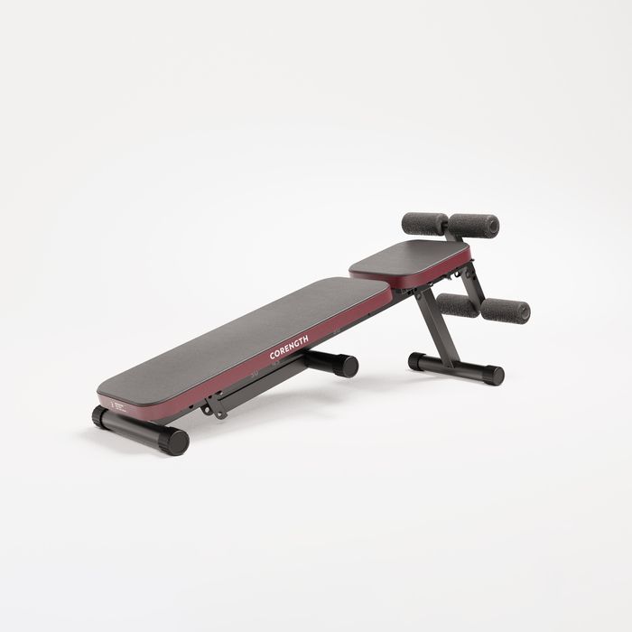 Foldable, Adjustable, Abdominal Exercise Bench - Bench 500 Fold442461156593510404