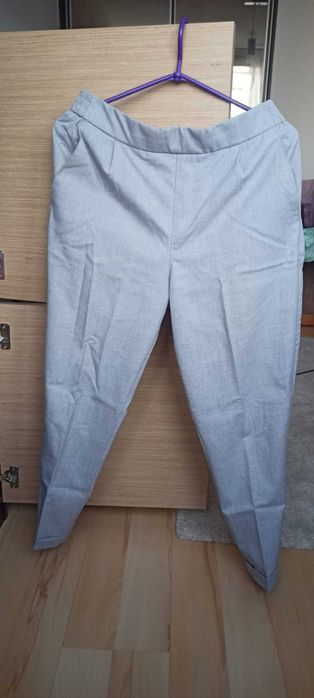 Eleganckie spodnie w kant 7/8