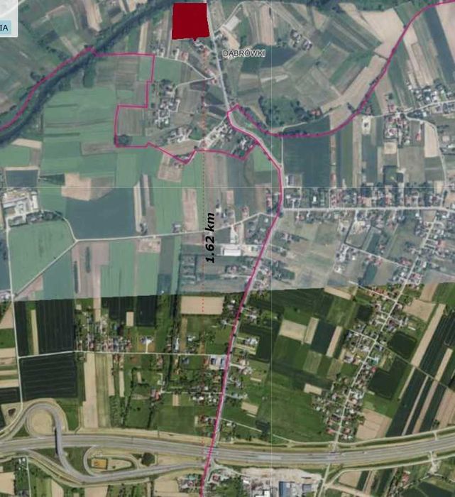 Działka budowlana przemysłowa. WZ  hala 31a Dąbrówki Łańcut - Widok 3