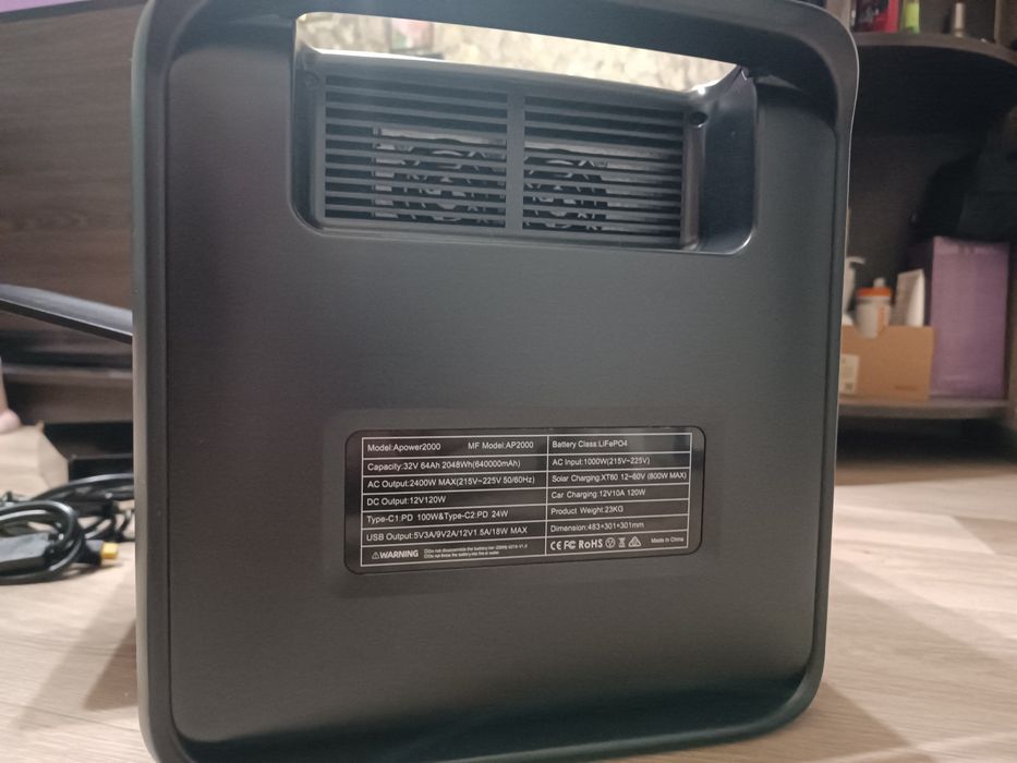 Нова зарядна станція Ctolity AP 2000 (2400w), найкращий варіант за хорошу ціну.