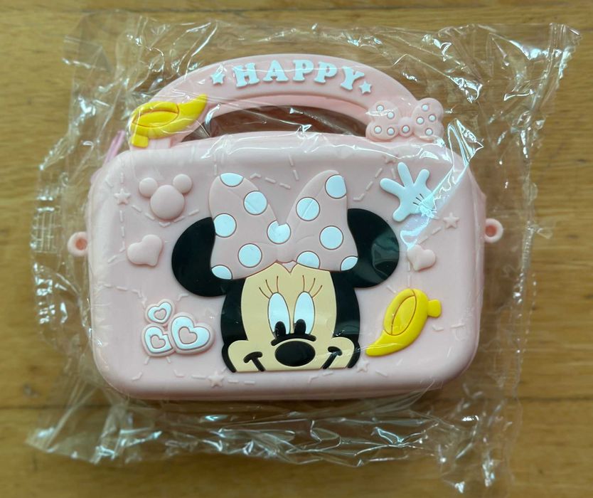 Malinha da Minnie - em silicone - Rosa - Nova!