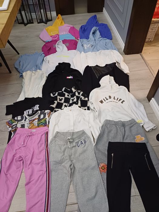 Paka ubrań dla dziewczynki r.152-158 -Modne ubrania