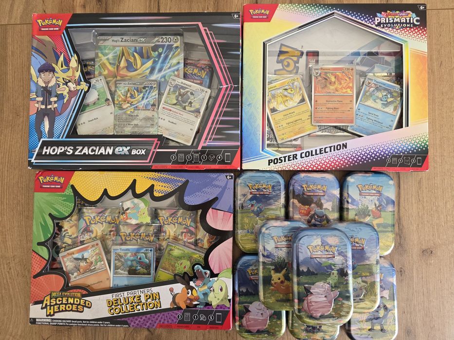 Ascended Heroes ETB,  Prismatic Evolutions, Booster Box Pokemon