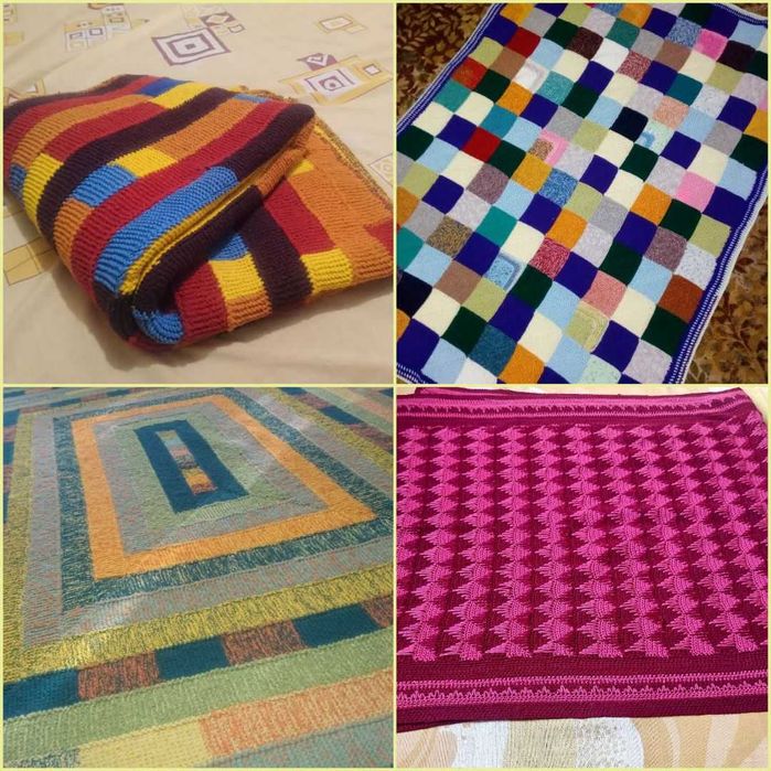 Плед вязаный  - самый тёплый и практичный подарок!