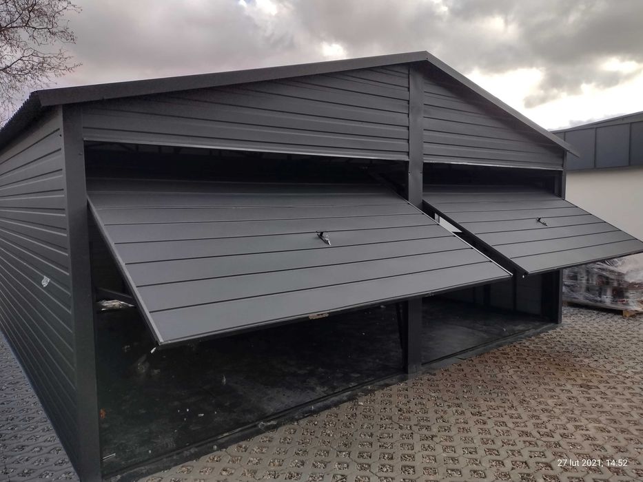 Blaszak, GARAŻ blaszany 6x5, Wiata na auto -  PROMOCJA