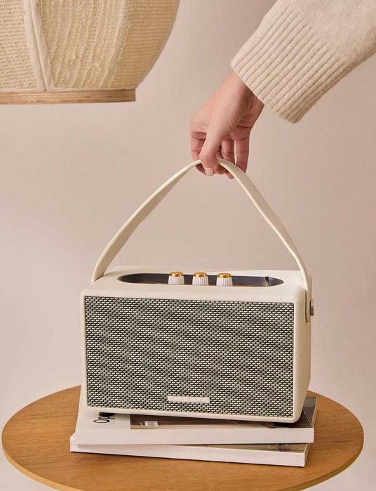 Coluna Bluetooth 40W estilo Retro