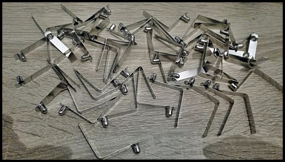 Sprężynka laski poskromu marker karpiowy zatrzask stal nierdzewna