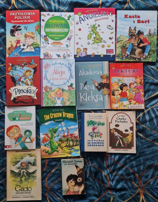 Zestaw 14 książek  lektur