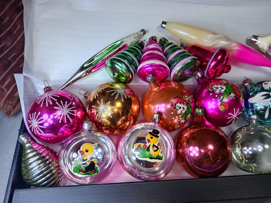 Набір радянських новорічних іграшок