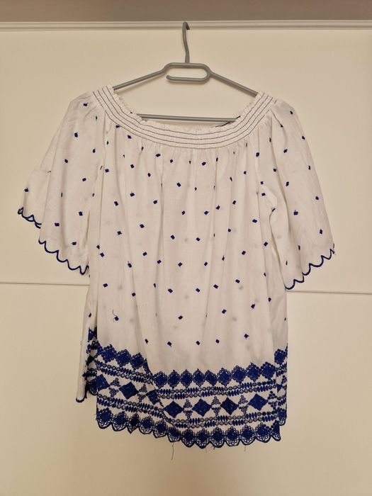 Biało niebieska hiszpanka