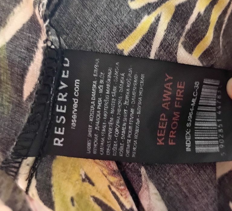 Piękna koszula wiosenna dżungla Reserved 38