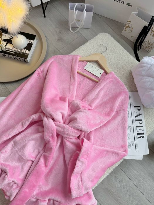 Халат теплий махровий короткий