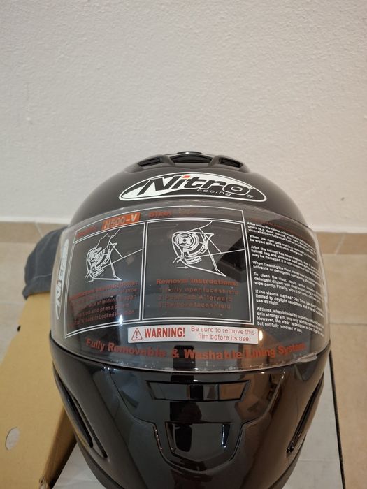 Capacete Nitro Racing N500-V - tamanho L
