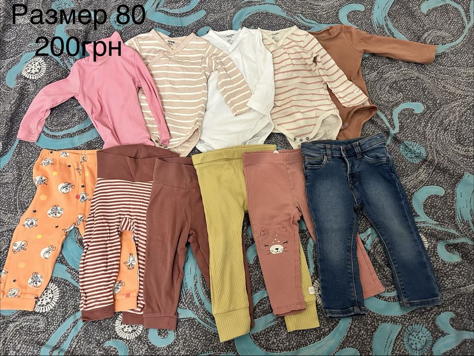 Вещи на девочку(80р)
