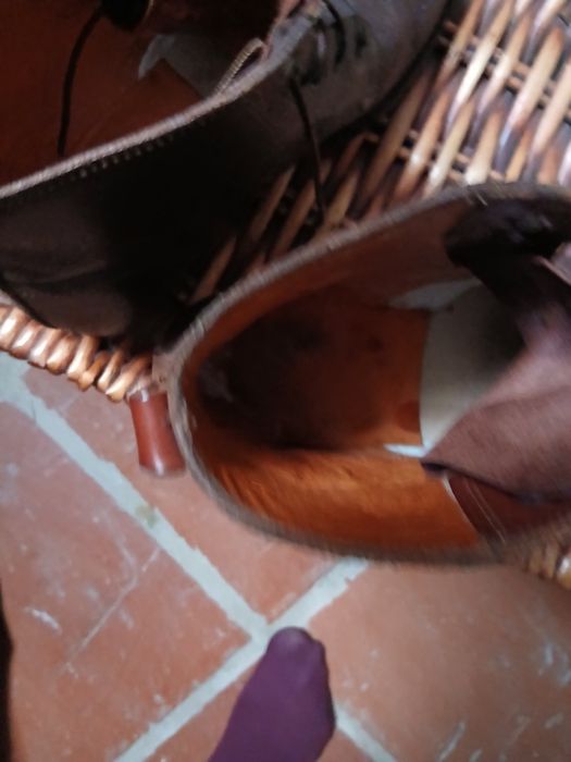 Botas em pele Borrego