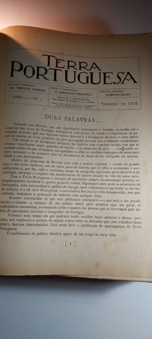 Terra Portuguesa, Revista Ilustrada | N° 1 ao N° 42, Completo 1916-27