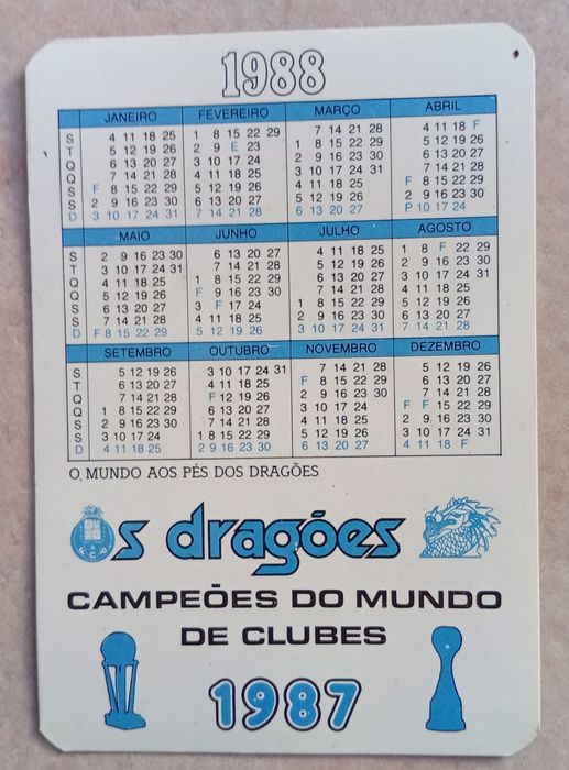 Coleções completas de calendários do Porto