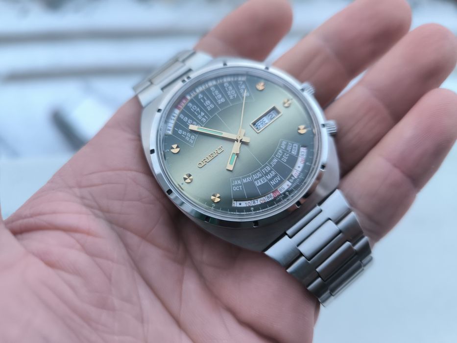 STAN NOWY lata 70 zegarek orient cesarski patelnia królewski automat